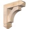 Ekena Millwork Westlake Arts and Crafts Smooth Bracket w/ Offset Brace, Douglas Fir, 5 1/2"W x 18"D x 18"H BKT0604X18X18WTL03SDF - alternate 1